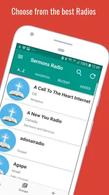 Sermons Radio android App screenshot 2